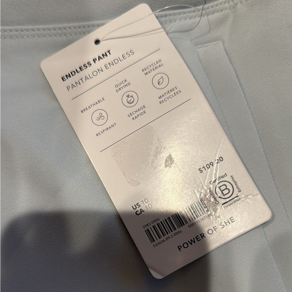 Athleta Endless High Rise Pant // Snowfall Blue - Picture 9 of 9